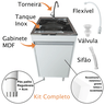 05 gabinete mdf tanque com torneira inoxsul 30l