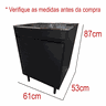14 gabinete mdf tanque inoxsul 46l branco