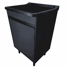 04 gabinete mdf black 53cm tanque plastico 34l