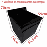 12 gabinete mdf black 54cm suspenso com tanque stilo fibra 38l lateral