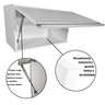 07 armario aereo basculante 70cm 100 mdf branco para cozinha lavanderia montado