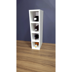 06 nicho para garrafas adega de vinho 4 lugares 100 mdf 15cm entregue montado