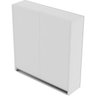 02 armario aereo estreito 60cm mdf branco