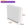 06 armario aereo estreito 60cm mdf branco
