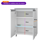 04 aparador rodizios 60cm mdf branco
