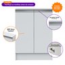 12 balcao multiuso despensa 60cm branco