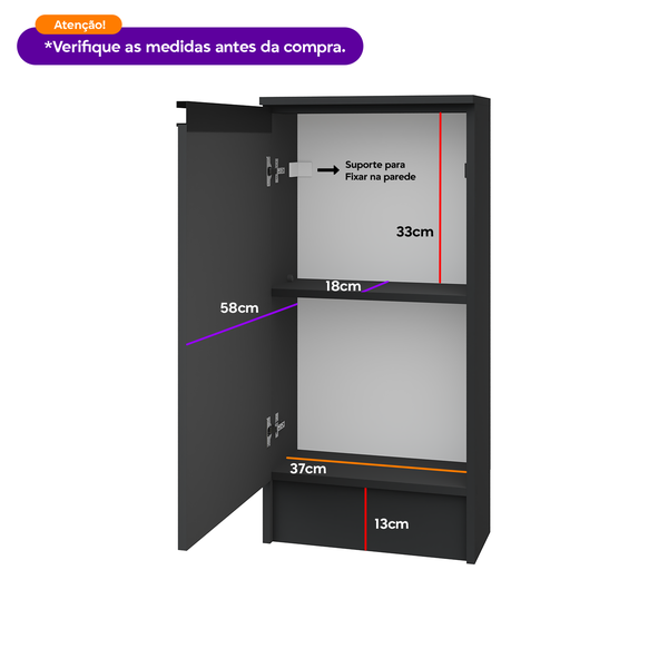 12 balcao multiuso despensa 40cm branco direita